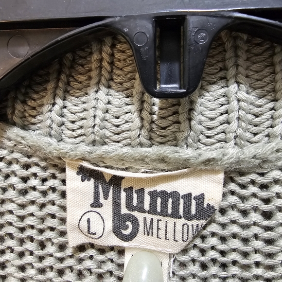 Show Me Your Mumu Mellow Easy Cardi Ojai Bull Skull Knit Cardigan Large - Picture 4 of 9